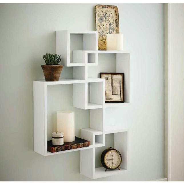 S.K Rak Dinding Susun Kayu Minimalis Rak Buku Serbaguna Kotak Modern Hiasan ruang Kantor Rumah tempat Pot Bunga Termurah floating shelves wall decor hiasan dekorasi ruang tamu kamar kayu pinus jatibelanda import