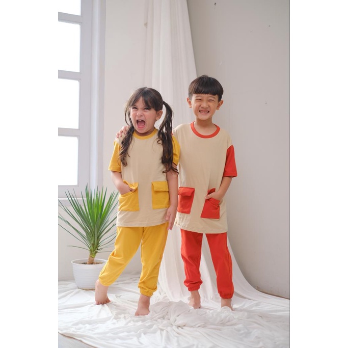 SET FANCY BUBBLEGUM SETELAN ANAK UNISEX 1-6 Tahun Setelan Anak Lakilaki Setelan Anak Perempuan