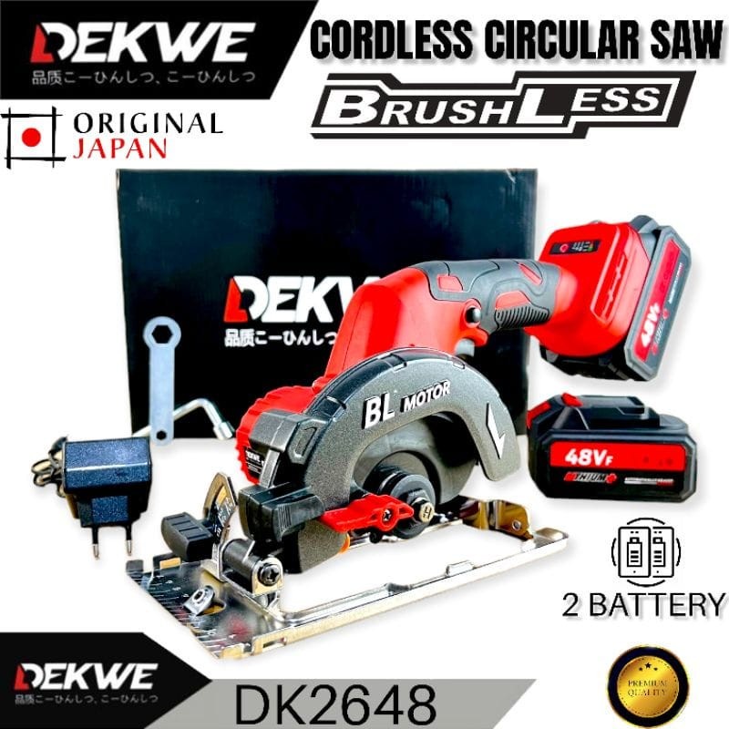 DEKWE DK2648 CORDLESS BRUSHLESS CIRCULAR SAW COMPACT MINI SAW 125mm / DCA ADMY125