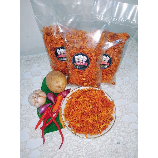 

KENTANG MUSTOFA TERI KACANG 250gr Pedas Manis Gurih