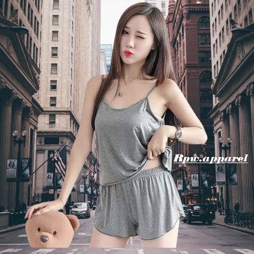 Set Singlet / Setelan Wanita Marha Tanktop / Setelan tanktop / Set Tanktop Korean / Tanktop sexy