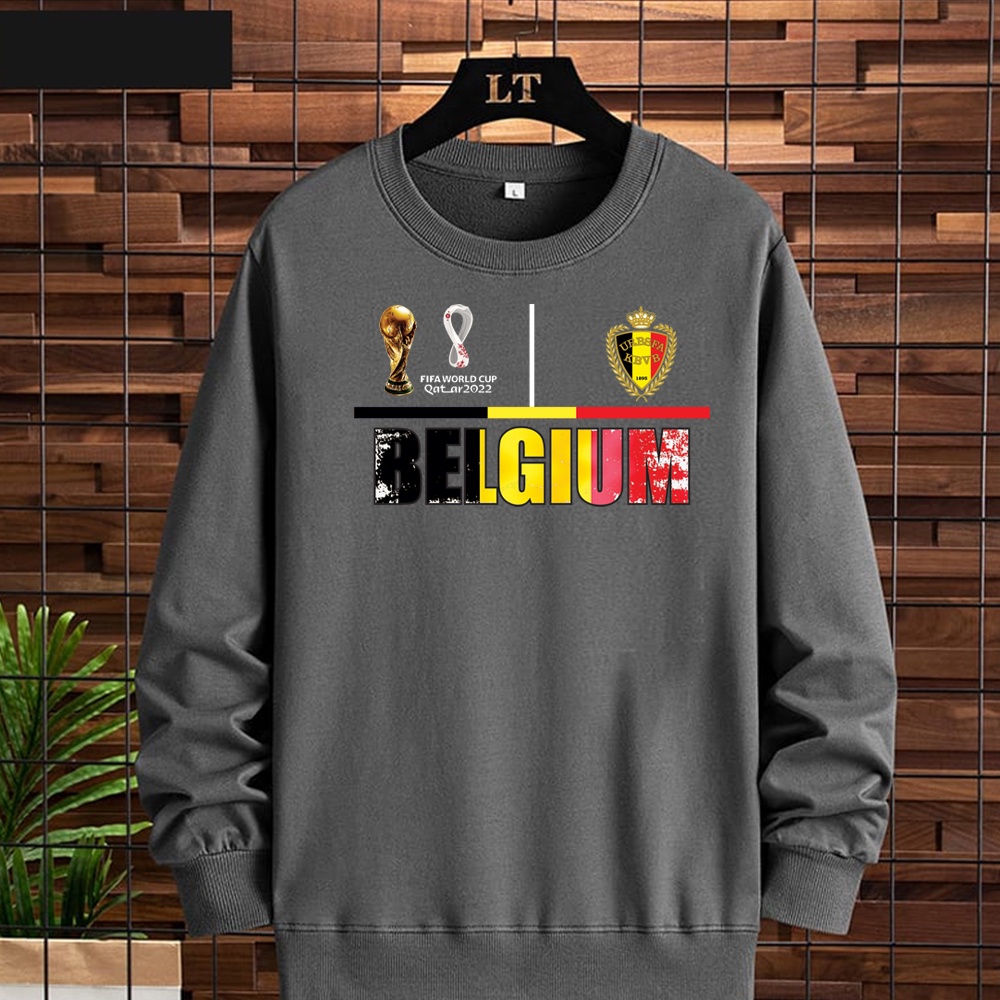 SWEATER PRIA / WANITA /UNISEX EDISI KHUSUS PIALA DUNIA 2022 BELGIUM