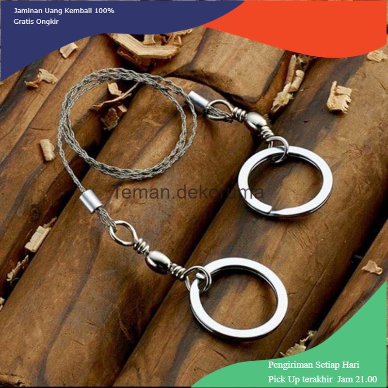 TD - PR2 Gmarty Gergaji Tali Portable Manual Hand Steel Rope Chainsaw - GM33
