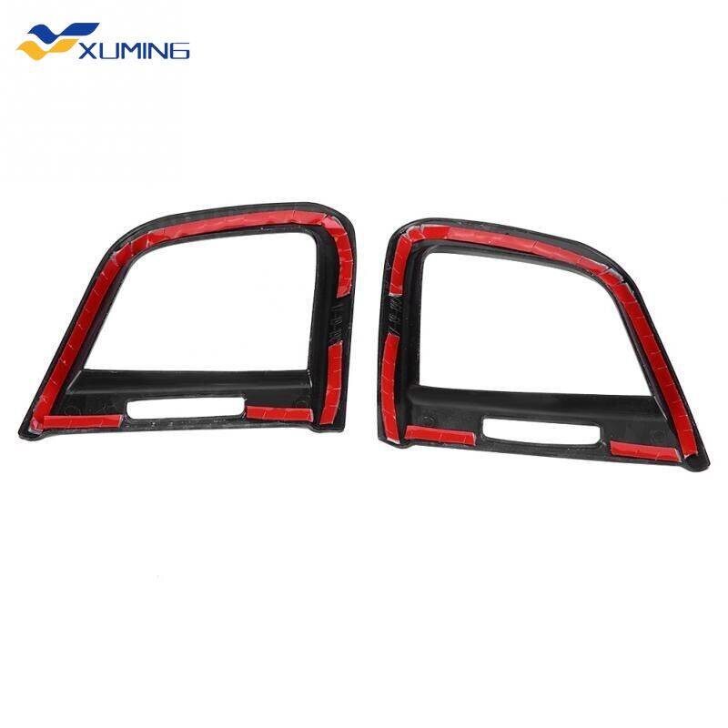 2pcs Cover Trim Ventilasi Ac Depan Samping Mobil Bahan ABS Carbon Fiber Untuk Honda CR-V CRV 2017 2018 2019 2020