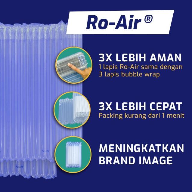 

30cm Ro-Air by ROCKET PACK/ alternatif bubble wrap (harga perroll 50m)