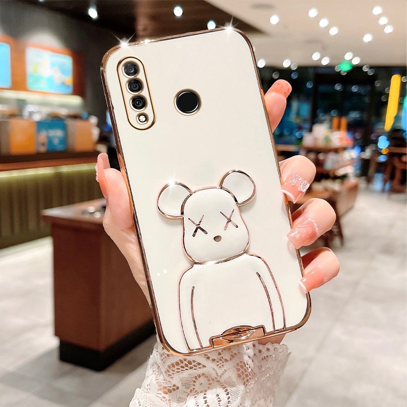 Soft Case Bahan Silikon Desain Beruang Untuk Huawei Y6P 2020 Y7A Nova 5T 8i 7i 7SE 3i Y9S Y7 Pro Y9 Prime 2019 P30 Lite