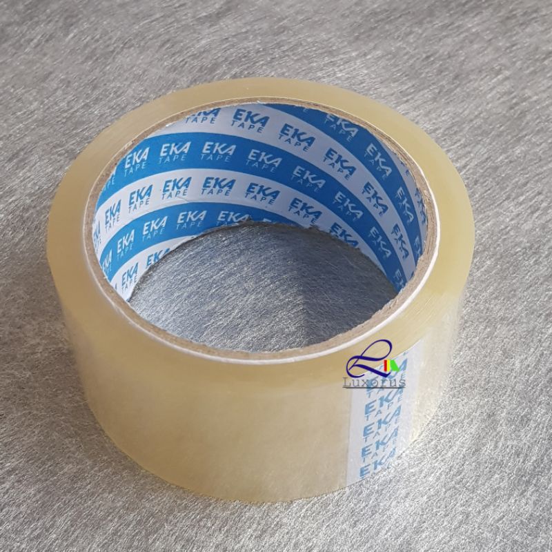 

Lakban EKA Tape 2 IN Isolasi Packing Dus Bening Coklat