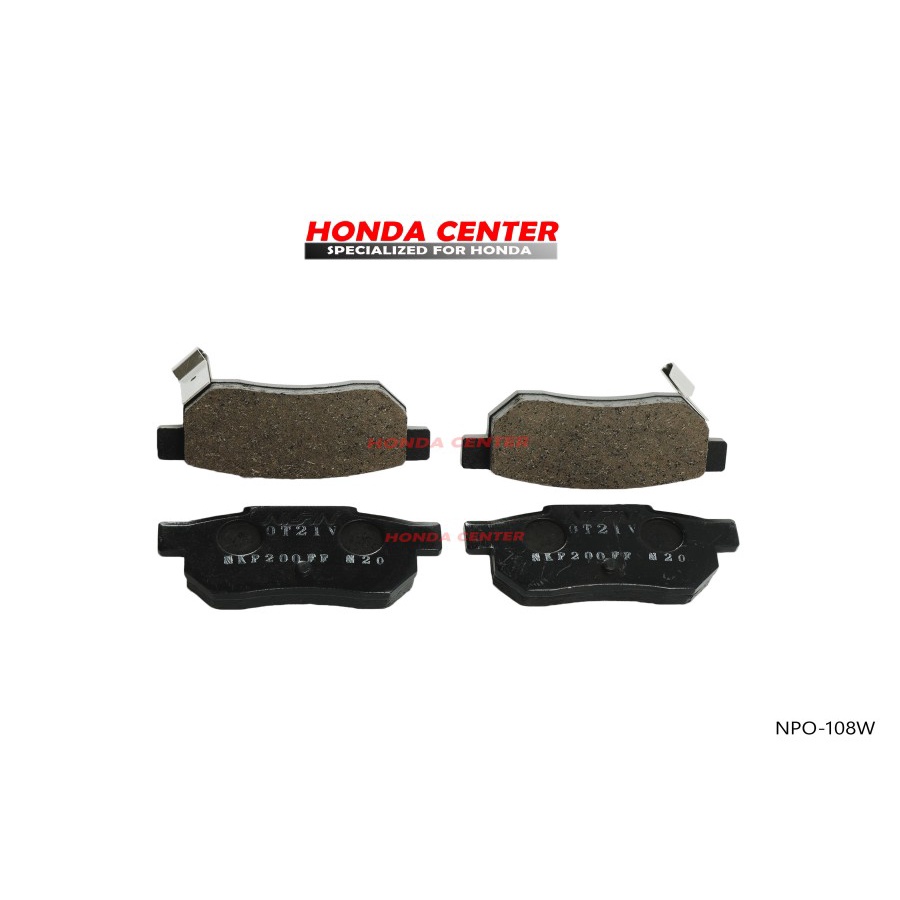 kampas rem belakang city brake pad belakang honda city z 1999 2000 2001 2002 city 2003 2004 2005 2006 2007 2008 2009 2010 2011 2012 2013 nissin asli