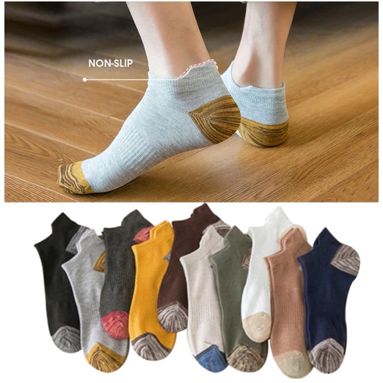 Kaos Kaki Pria Wanita Working Holiday Angkle Sock Cotton Socks SCH037