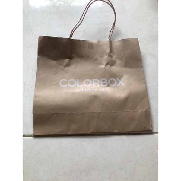 paper bag original ori H&M Garret Colorbox murah