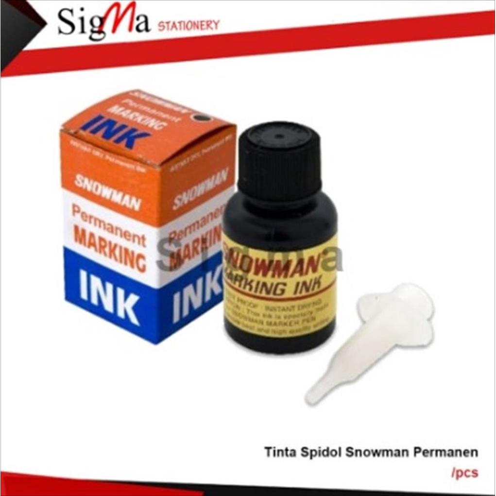 

Tinta Spidol SNOWMAN Permanen (Pcs)