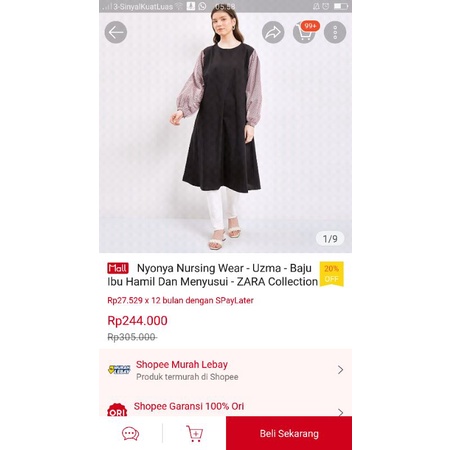Uzma Nyonya nursing wear