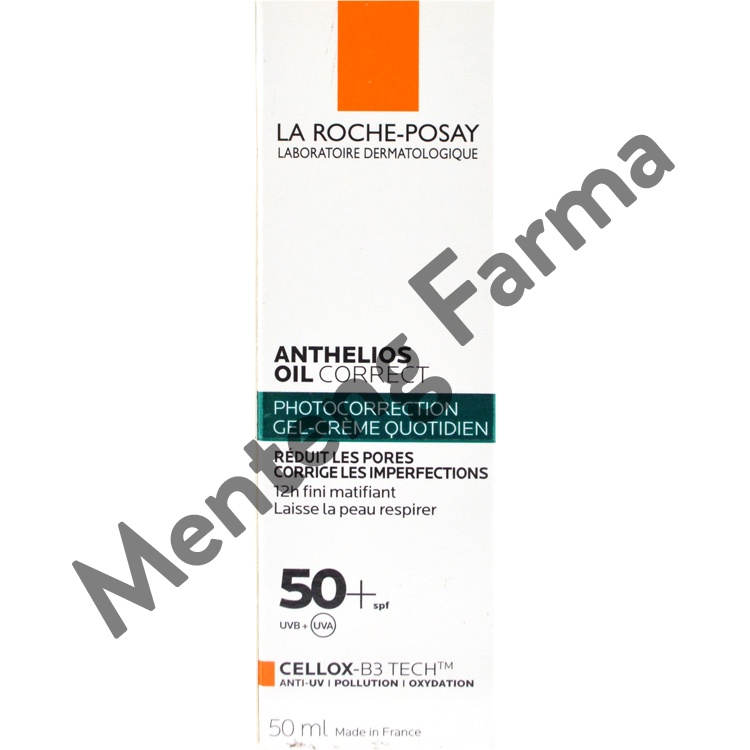 La Roche Posay Anthelios Oil Correct 50+ SPF 50 mL - Tabir Surya Kulit Berminyak dan Berjerawat