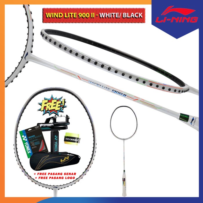 LINING Wind Lite 900 II Raket Badminton Original