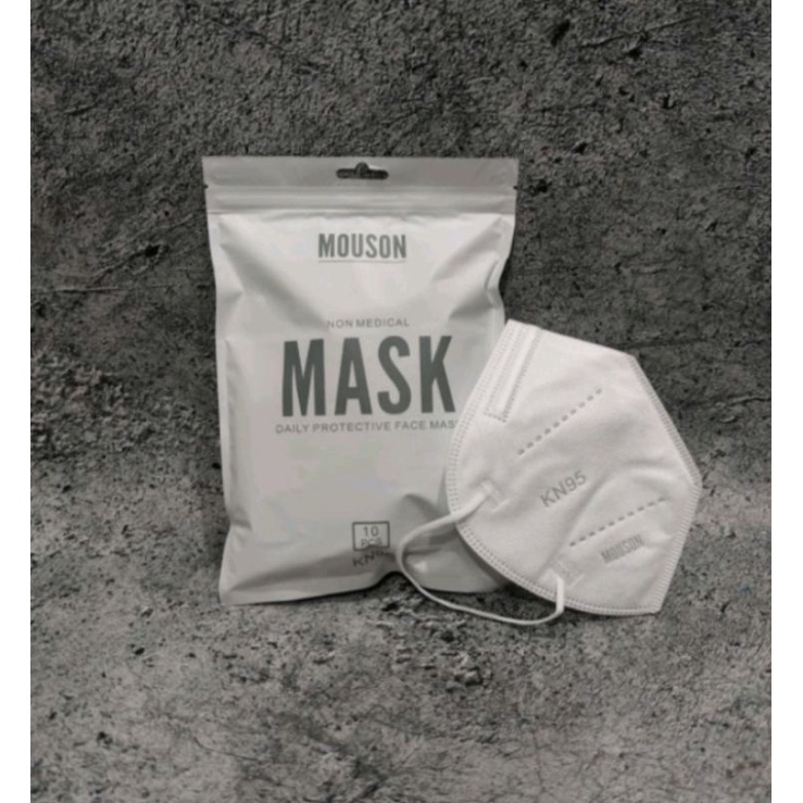 Masker KN95 Isi 10Pcs 5ply Earloop Protective Mask 10 Pcs Masker Kesehatan Mask Korea Kemasan pack Non Surgical Mask