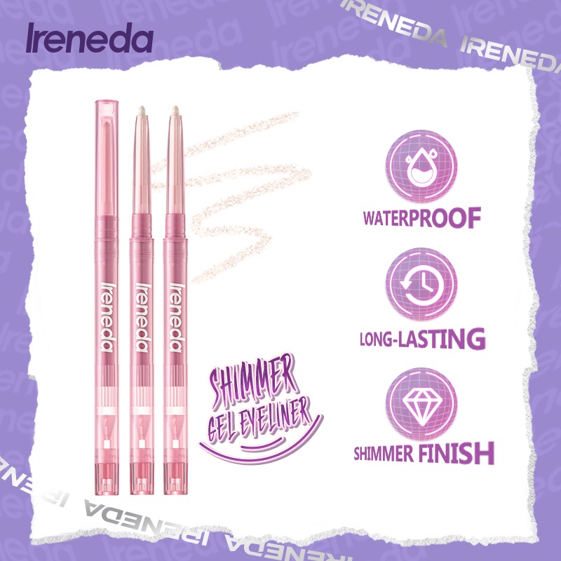 Ireneda Eyeshadow Stick Shimmer Creamy Eyeshadow Ireneda Eyeshadow Pencil Glitter Eyeshadow High Pigmented