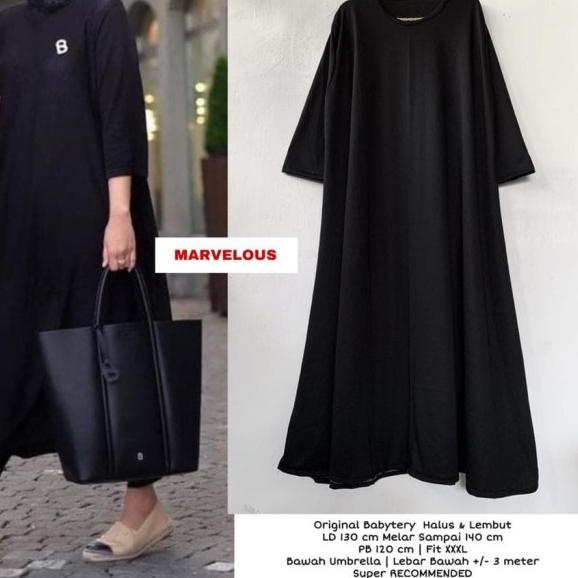 army black long tunik jumbo longtunik kaos jumbo simple - Hitam