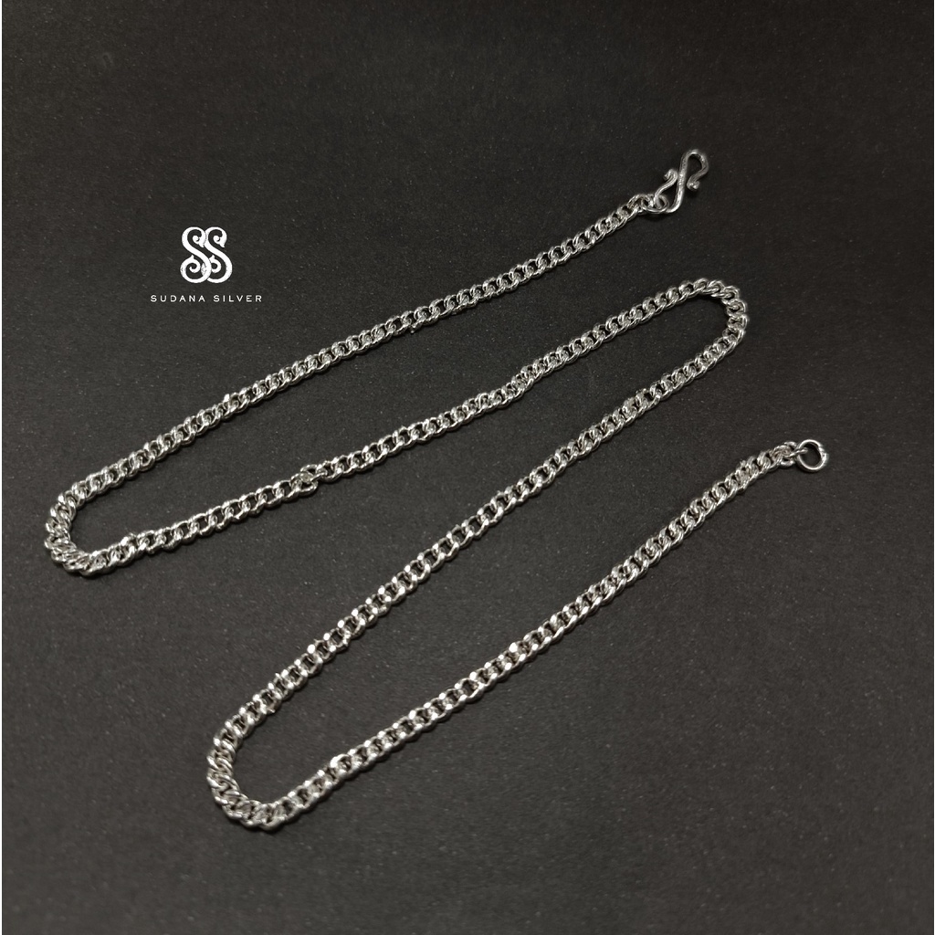 Kalung Rantai Perak 925 Halus Handmade Bali