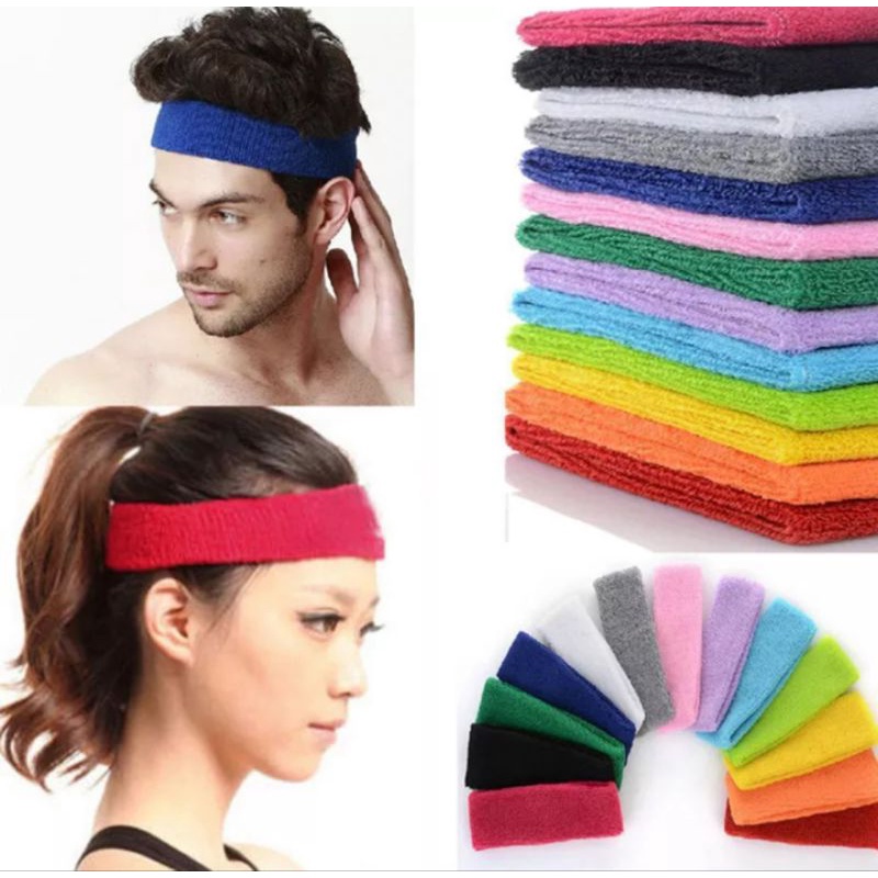 Headband Head Band Hairband Ikat Kepala Ikat Rambut Pria Wanita