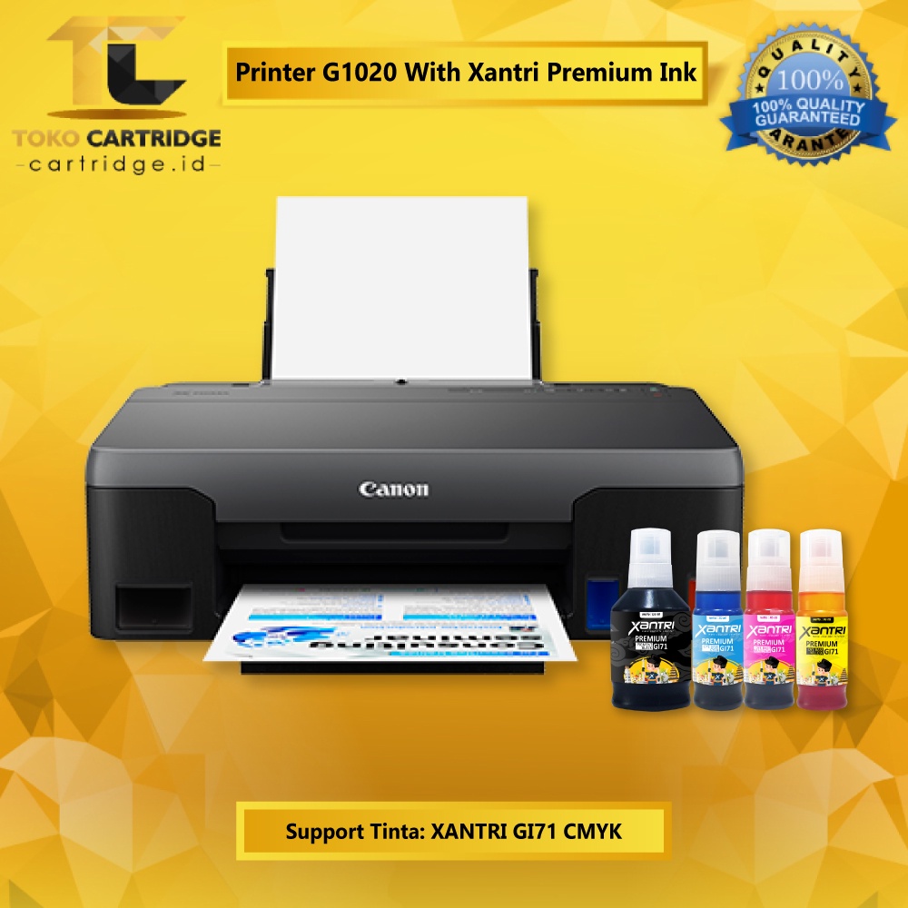 Printer Canon PIXMA Ink Efficient G1020 New Original Penerus Ink Tank G1000 G1010 with GI-71 GI 71