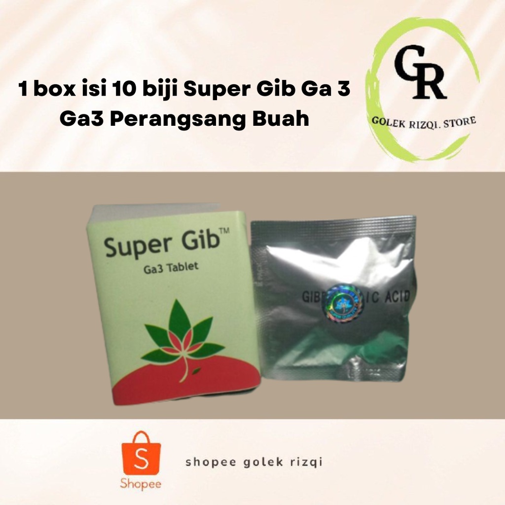 1 box isi 10 biji Super Gib Ga 3 Ga3 Perangsang Buah