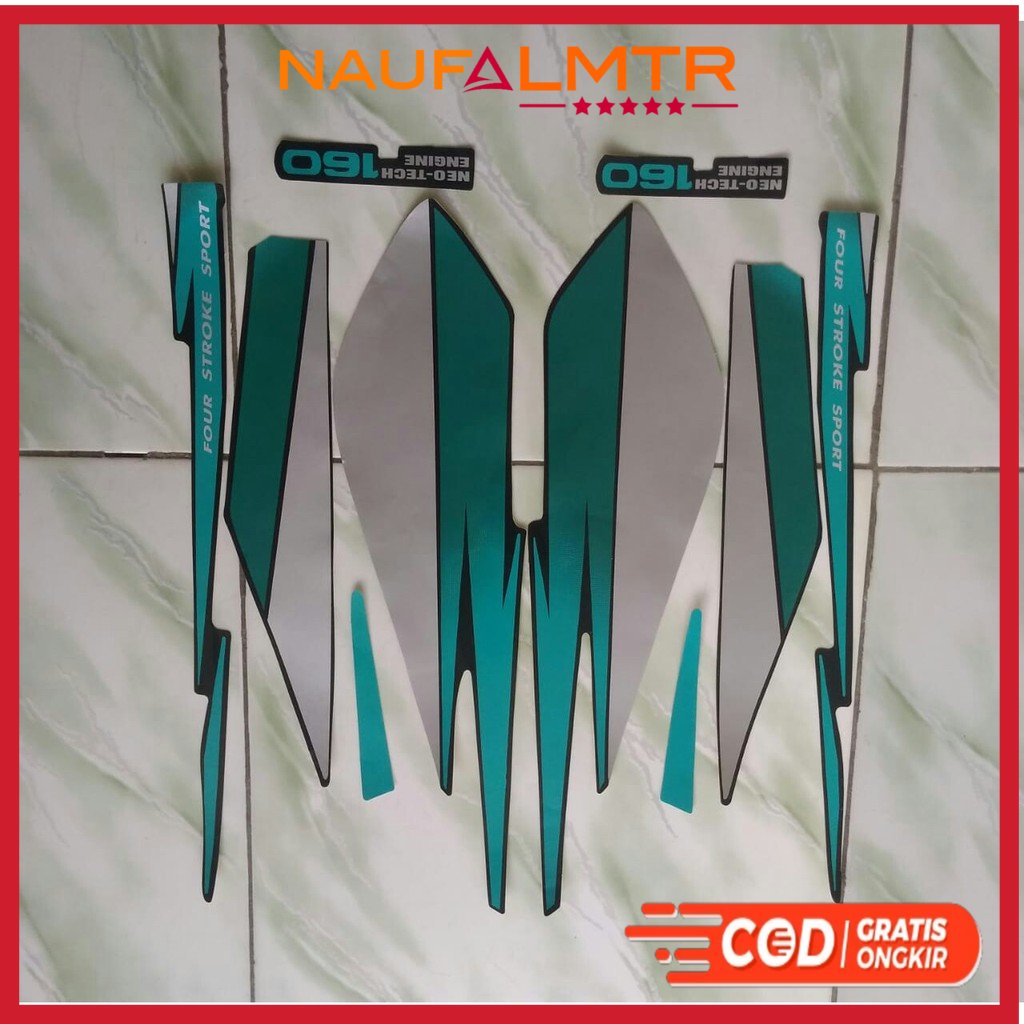 Stiker Striping honda gl pro 95 merah