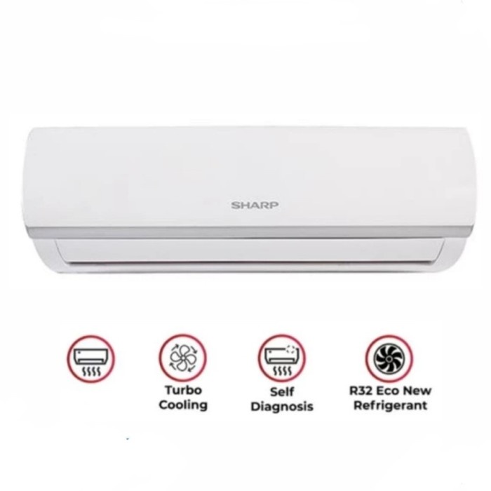 SHARP AC 1/2pk AHA5ZCYN Turbo Cool  (Palembang)