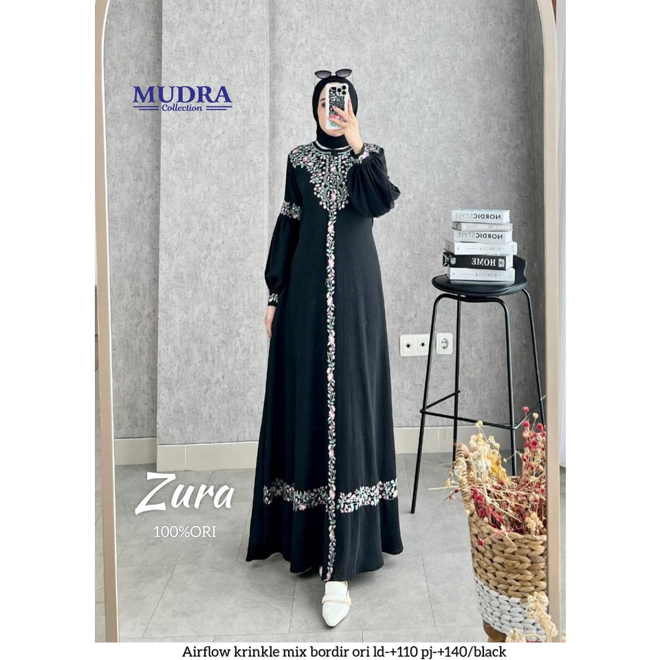 ZURA DRESS GAMIS PESTA ORI BY MUDRA HIJAB || GAMIS KONDANGAN TERBARU KEKINIAN