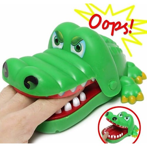 Mainan Anak Buaya Gigit Jari Tangan Crocodile Permainan Buaya Gigitan Murah Prank Toy