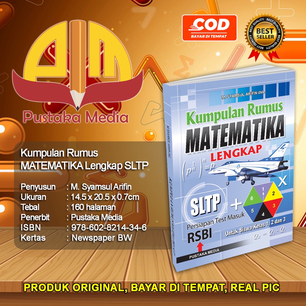 Jual Kumpulan Rumus Matematika Lengkap SMP | Shopee Indonesia