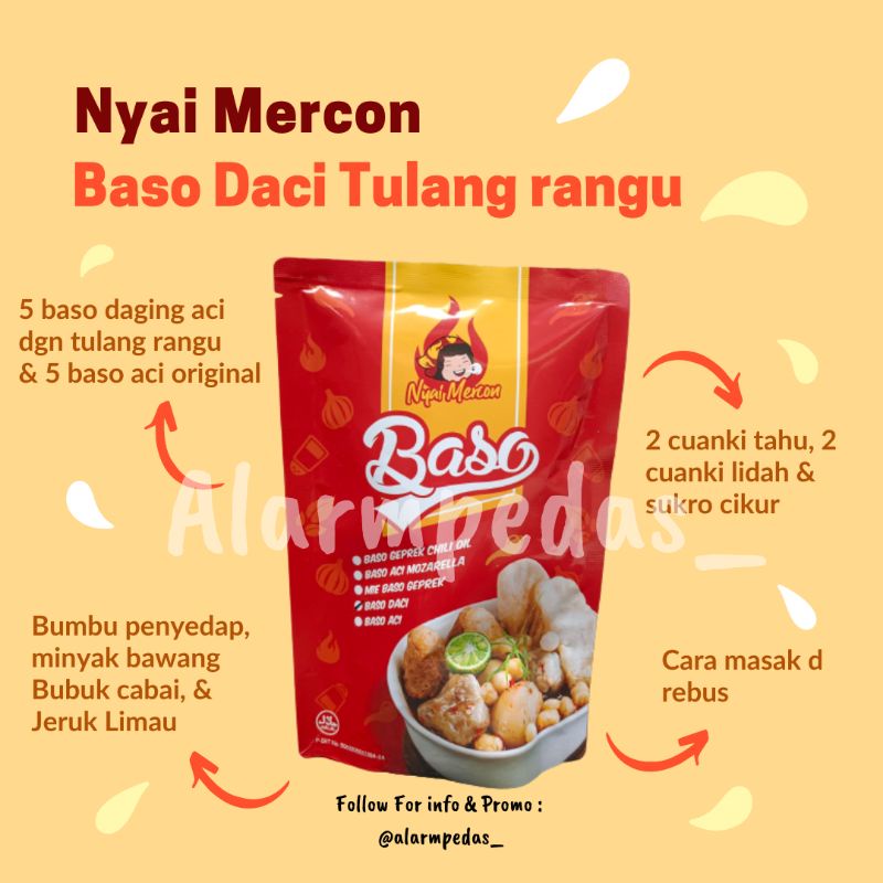 

Bakso Daci Nyai Mercon Daging Aci tulang rangu tetelan Sapi (Agen Resmi Nyai Mercon)