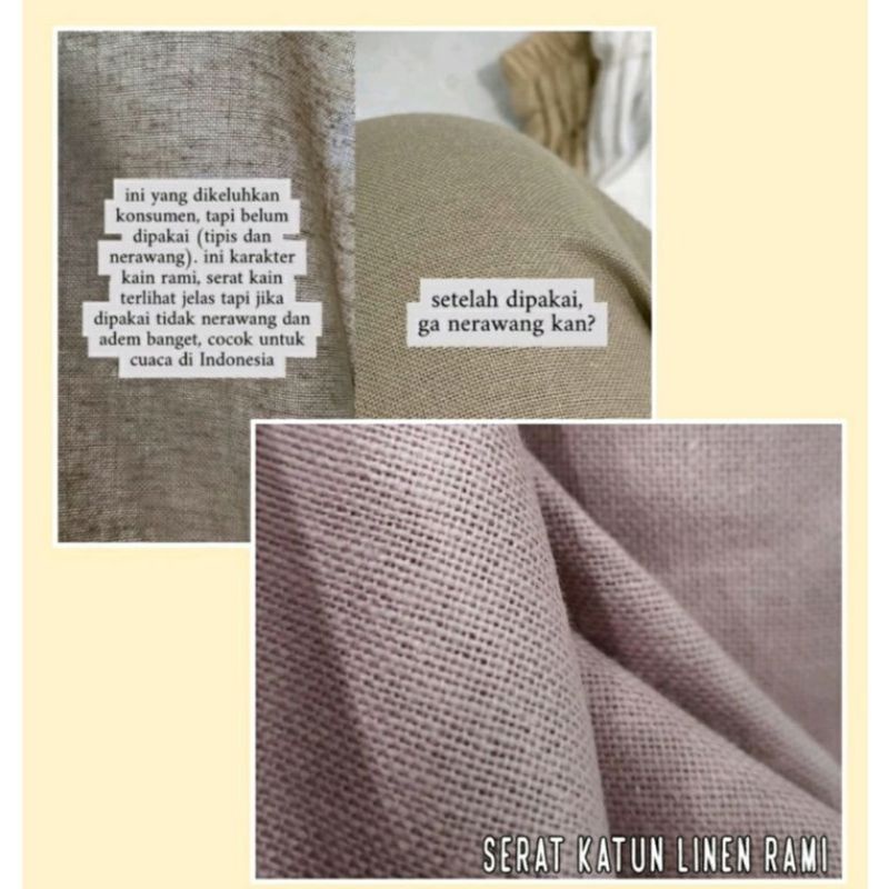 CELANA KULOT KANCING LINEN AMARA | CELANA WANITA CASUAL KEKINIAN