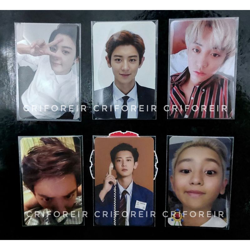 PHOTOCARD EXO CHANYEOL TIHOL ELYXION BUNDLING TICKET HOLDER