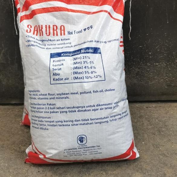 Sakura Koi Food 5mm / Pakan Ikan Hias Koi 10 Kg