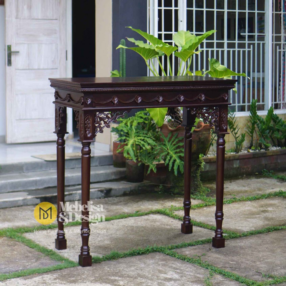 Meja Altar Sembahyangan Kayu Jati Ukiran Jepara