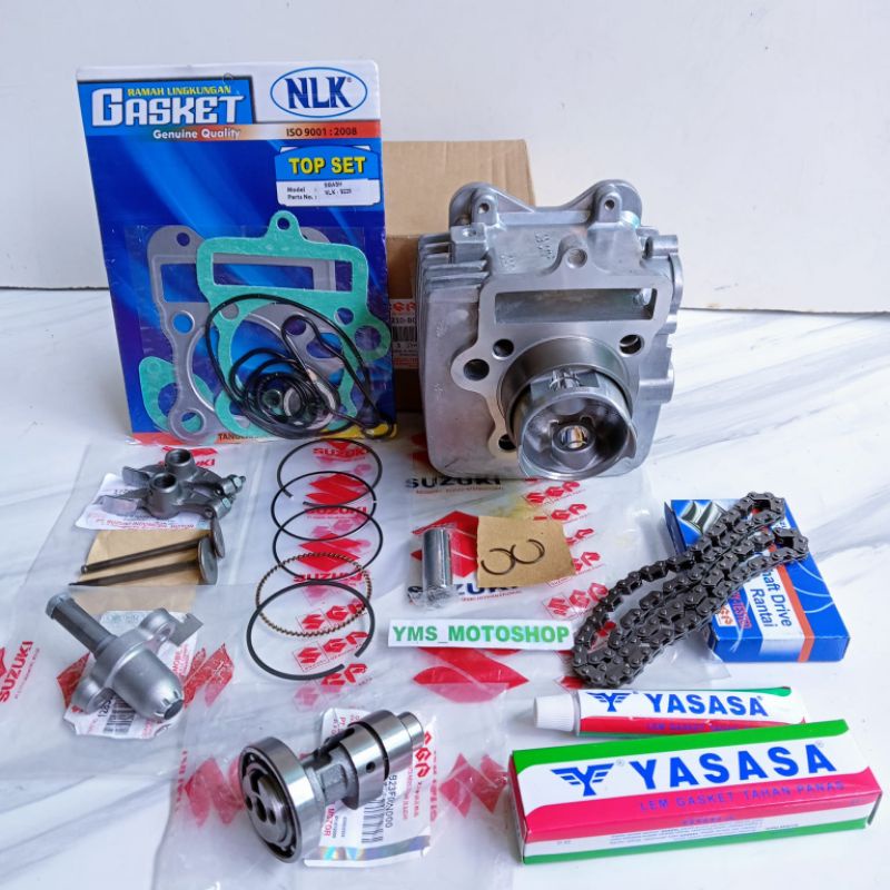 Paket Blok Seher Komplit Suzuki Smash 110 New,Smash 110 Old ORI SGP