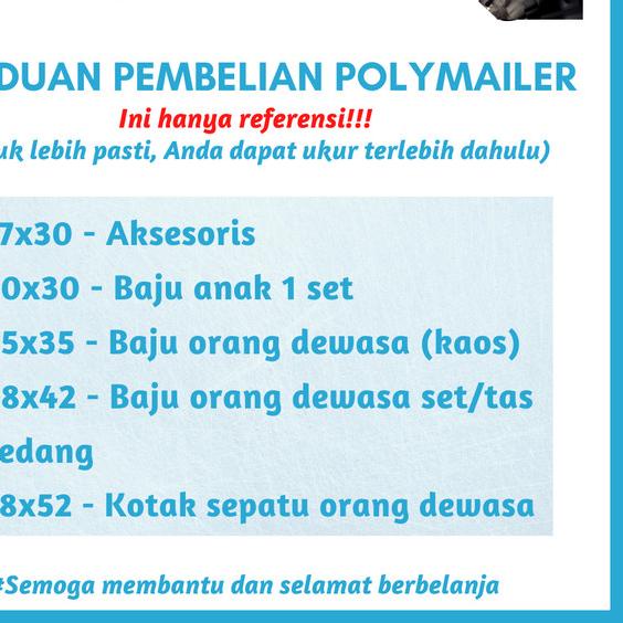 

Polymailer 38x52 Kantong Plastik Amplop Packing Online Isi 100 pcs