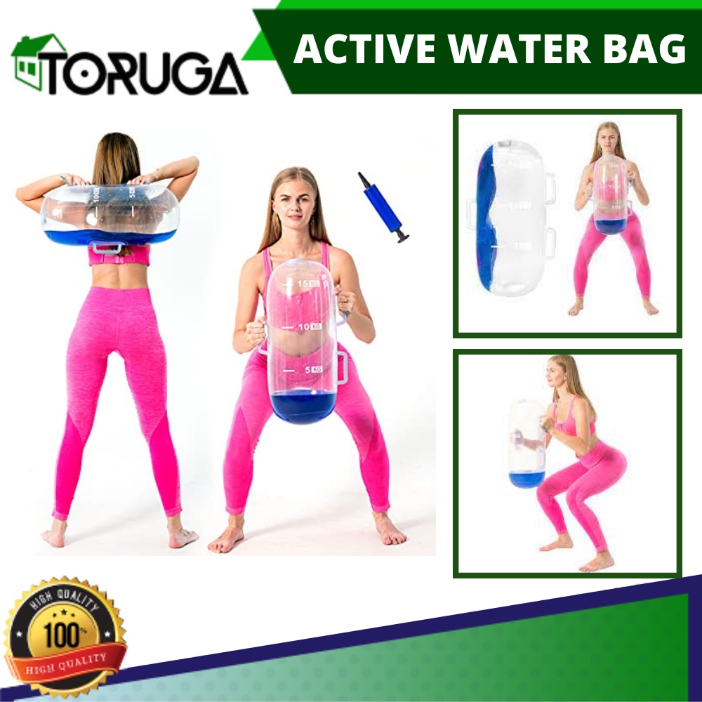 Tas Pemberat Gym &amp; Fitnes 15 KG Barbel Air | Active Water Sand Bag