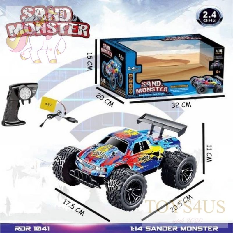Toys4Us - Termurah Mobil Remote Control RC Car Sand Monster 2.4ghz rdr 1041
