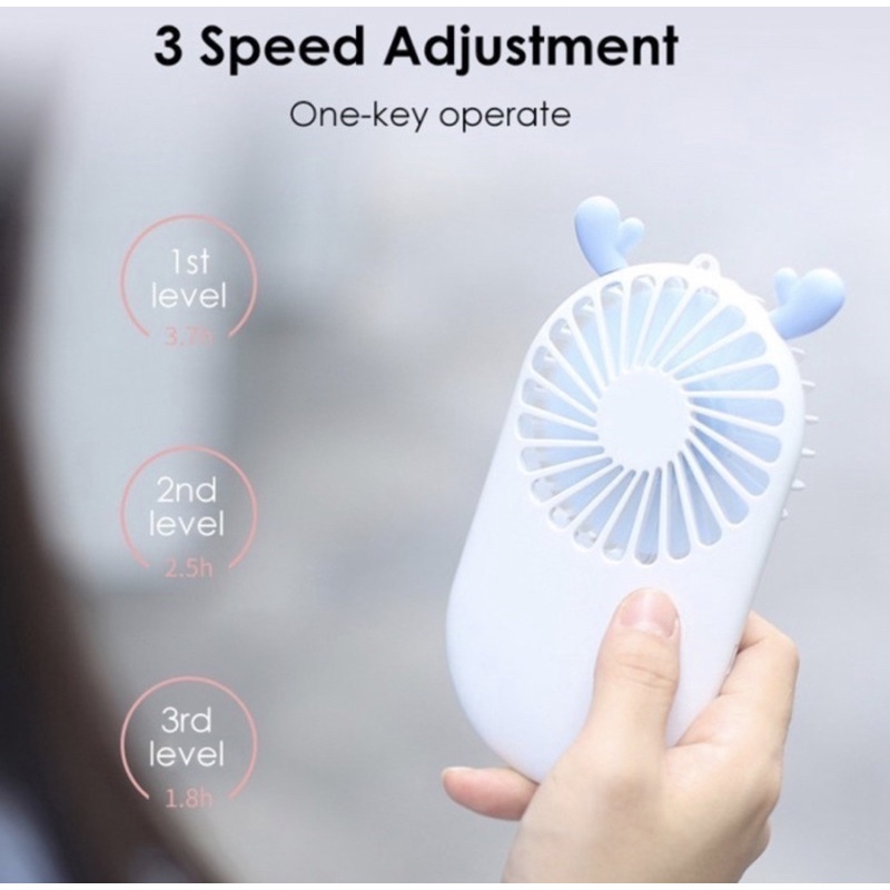 Pocket Fan Kipas Angin Mini Cooling Fan Portable - kipas pocket