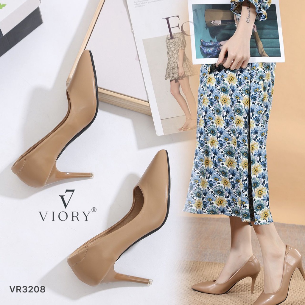 VIORY Sepatu Wanita High Heels Shoes #VR3208 ORIGINAL