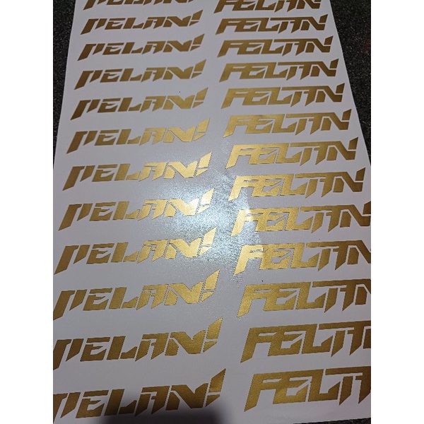 Sticker Motor Pelan! Sticker Pelan! Stiker Pelan!