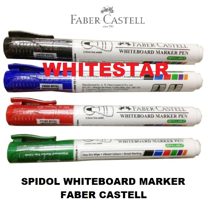 

spidol besar whiteboard faber castell white board