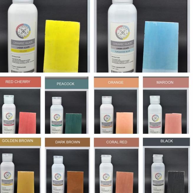 

CERAMIC UNDERGLAZE COLORS 50 - Dark Brown, 100ml