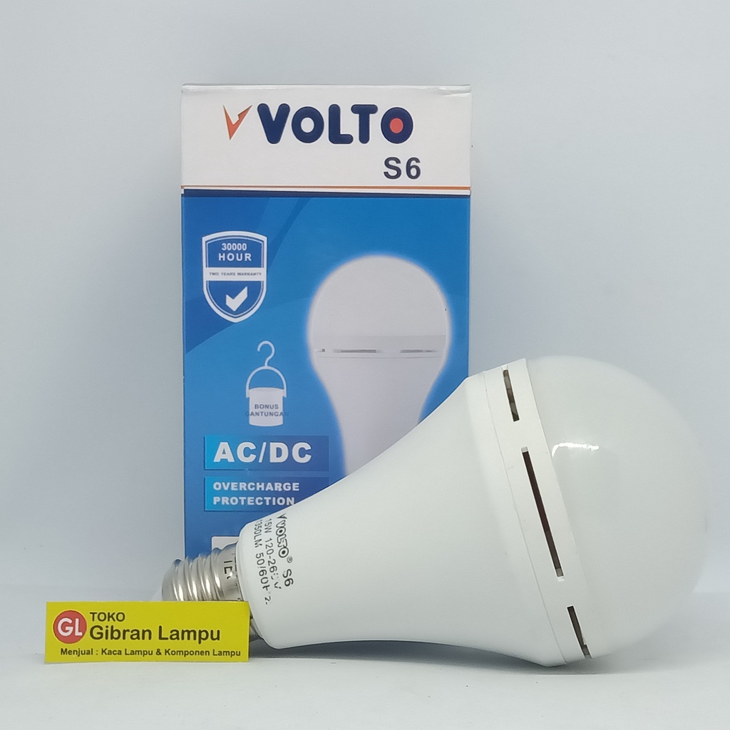 LED Volto Morgen Frozen Emergency Berbagai Merk - Lampu Bohlam Darurat Rechargeable Cas