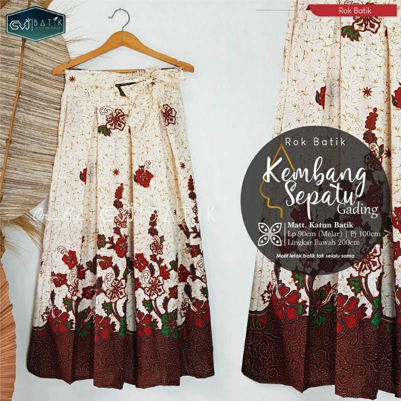 Rok Batik original Pekalongan garansi harga termurah Rok Batik Modern klok Bawahan Batik Ori By Batik safira