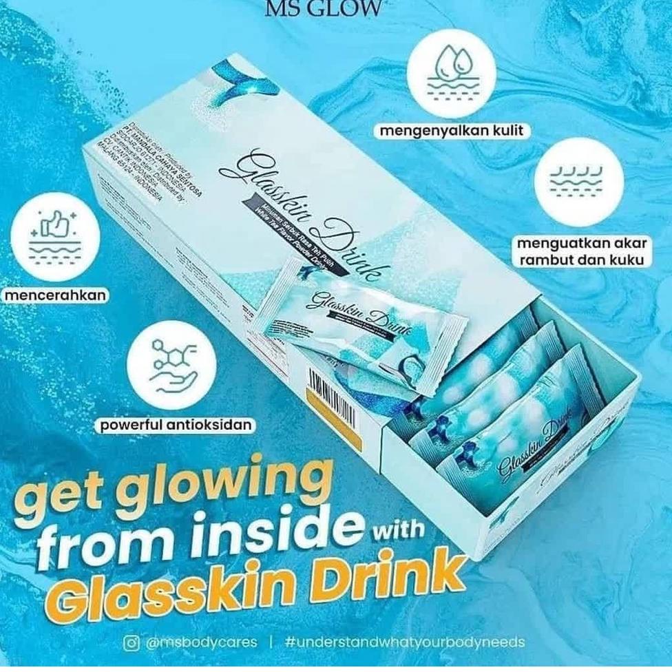 

₨ MS GLOW GLASSKIN DRINK [ FREE TUMBLER ] ㅮ