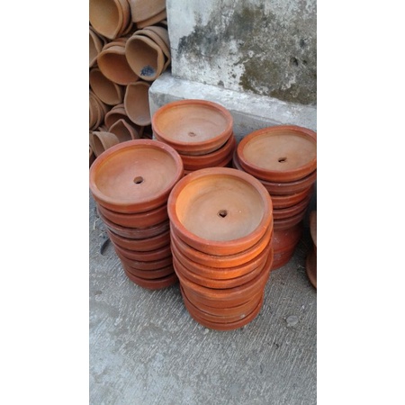 Pot bonsai gerabah tanah liat