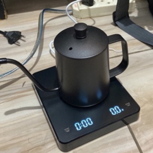 GSSi timbangan kopi USB charger / digital coffee drip scale V60 LED screen/ kitchen scale 3kg Taffware Digipounds Timbangan Dapur Kopi Digital Kitchen Scale 3kg Akurasi 0.1g With Timer Ck2150 lithium battery Black Or-i