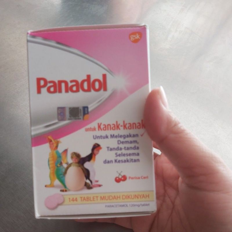 Panadol chewable anak Malaysia